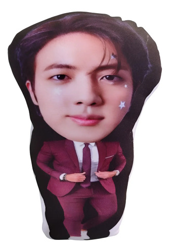 Cojiin Bts  Peluche Cabezón Regalo Chiquito Broma Kpop Chbis | Envío gratis
