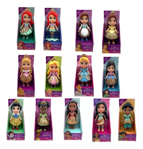 Muñeca Coleccion Disney Princesas 10cm Tapimovil 227174