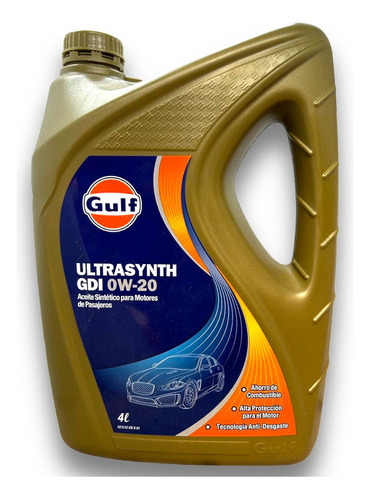 Aceite Gulf Ultrasynth 0w20 Gulf X 4l Nafta Diesel