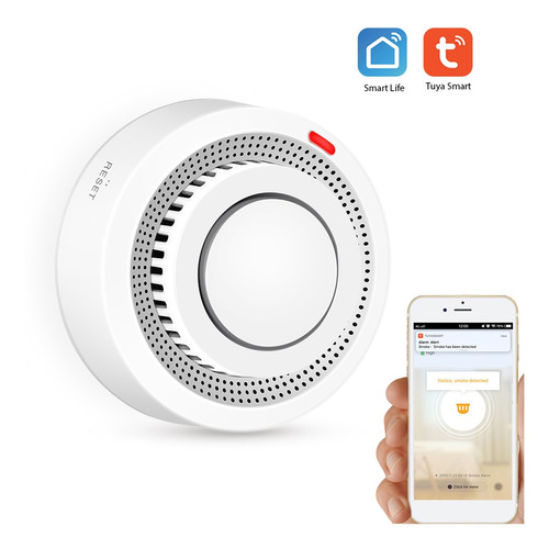 Detector De Humo , Inalámbrico Wifi Con Alarma