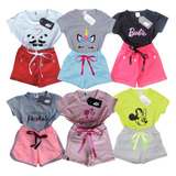 Kit 5 Conjunto Infantil Juvenil Menina Roupa Feminina 2 A 16