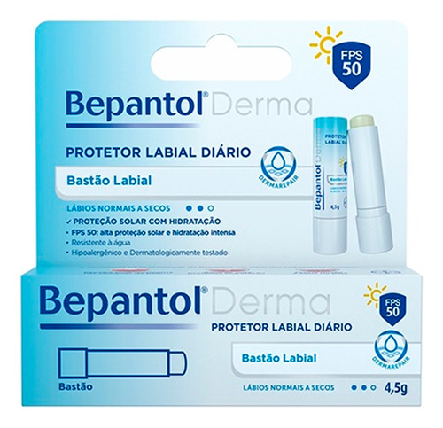 Protetor Labial Bepantol Derma Fps50 4,5g