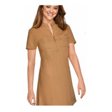 Vestido Cklass 982-60 Camel Outlet/saldos Mchn