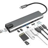 Hub Adaptador Multipuerto Usb 3.0 Hdmi Rj45 Ethernet Gigabit