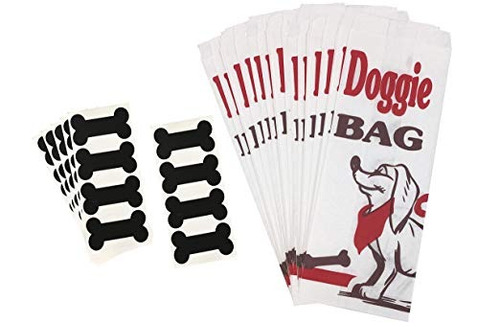 Dog Treat Sacos De Papel - Perrito Bolsas - Hueso De Perro E