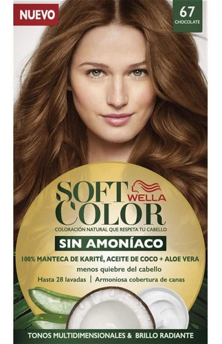 Tinte Soft Color Wella Sin Amoniaco Tono 67 Chocolate