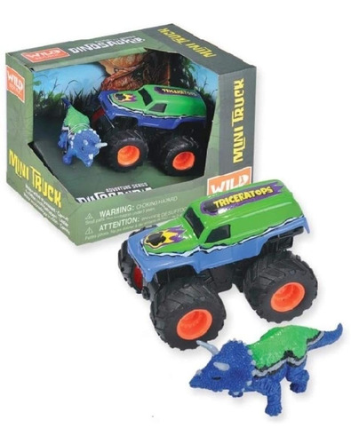 Triceratops Truck Adventure Playset Regalos Para Niños...