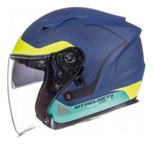 Casco Abierto Moto Mt Helmets Avenue Crossroad Palermo Bikes