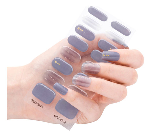 Pegatinas De Esmalte De Uñas De Gel Curado (bsg248), Diseño