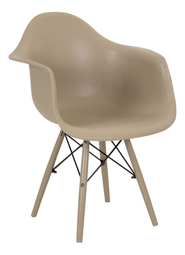 Cadeira De Jantar Com Braço Eames Eiffel Fendi Color