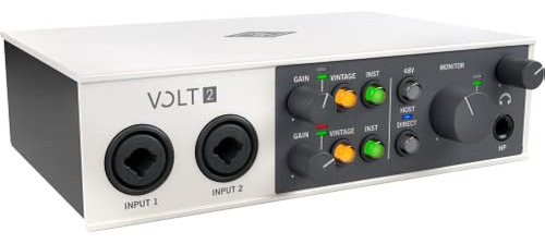 Interfaz De Audio Usb Ua Volt 2 Para Grabación, Podcasting Y