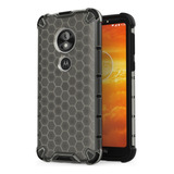 Gris Para Motorola Moto E5 Play Go Shockproof Honeycomb Pc +