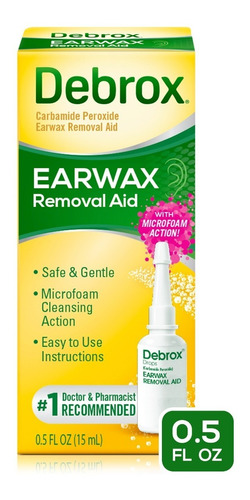 Earwax Debrox Liquido Removedor De Cera Cerilla Oídos 15ml