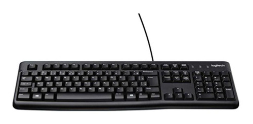 Teclado Logitech K120 Abnt2, Com Fio Usb