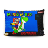 Funda De Almohada Super Mario World 70x45cm Vudú Love