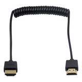 Cable Hdmi Espiral Duttek, Cable Hdmi A Hdmi 4k, Cable Hdmi