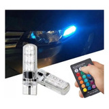 Cocuyos Luz Led Rgb T10 Multicolor Para Carros Y Motos