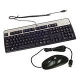 Combo Hp Teclado Y Mouse Hpe Usb Us Kit 631341-b21  