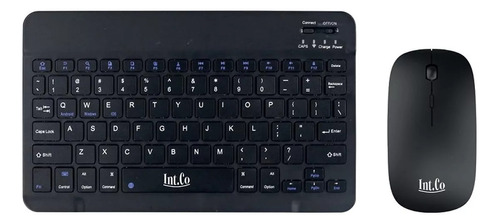 Intco Kit Teclado Y Mouse Bluetooth Rdkm-906-pk Rosad Ppct