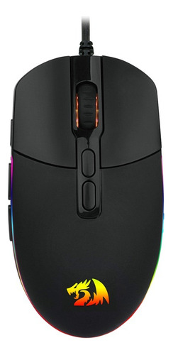 Mouse Para Jogo Redragon  Invader M719-rgb Preto