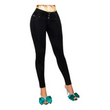 Jeans Mujer Pantalón Colombiano Mezclilla Strech Push Up 142