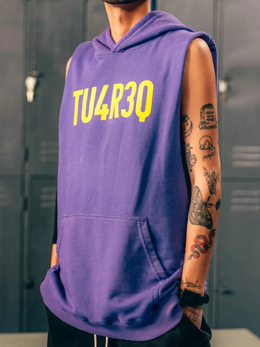 Chaleco Oversized Tuareq Sport Purple
