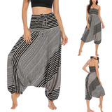 Zz Hippie Boho Pjs Yoga De Estampado De Playa Casual Para