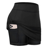 Falda Short Deportiva Dama