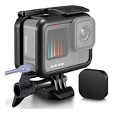 Carcasa Con Cubre Lente Para Gopro Hero 10 Y Gopro Hero 9 