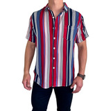 Camisa Slimfit Guayabera Fashion Hombre. Diseño Premium. Ff