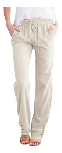 Pantalones Elásticos De Primavera Con Estampado De Nueve Pun