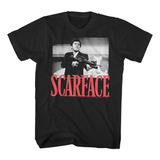 Camisa Scarface Con Estampado De Tony Montana Big Guns