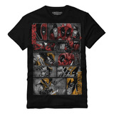 Playera De Deadpool X Wolverine Marca Obzeno