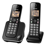 Teléfono Panasonic Central Kx-tgc352 Inalámbrico 220v - Color Negro