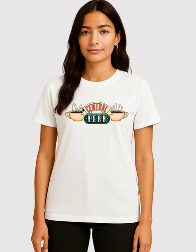 Camiseta Friends Série Tv Estampa Logo Central Perk