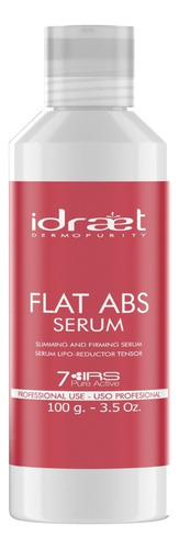 Serum Reductora Para Cuerpo Idraet Flat Abs Lipo Tensor Irs 7 En Pote De 100ml/100g