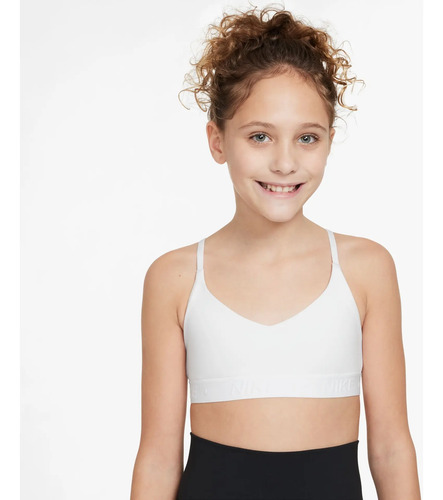 Nike Indy Bra Deportivo Blanco Para Niña Talla Grande