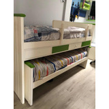 Cama Cucheta Marinera Juvenil Niños Con Cajonera Y Carrito