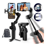 Axnen Hq4 Estabilizador Gimbal 3 Ejes Ai Seguir Extensible Color Negro