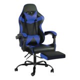 Silla Gamer Lumax Rom Con Apoyapies Varios Colores Metinca