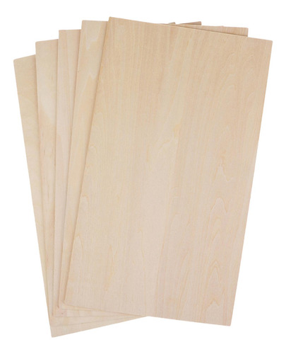 10 Uds. De Láminas De Madera Finas, Tablero 250mmx100mmx1mm