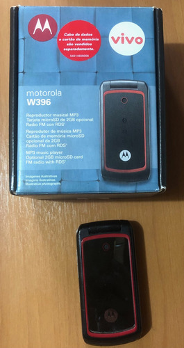 Celular Motorola W396 Vivo Chip Tamanho Normal (não Smart)