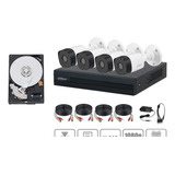 Promo Kit Cctv 4 Cams 1080p Dahua +hd500gb Suple Xvr1a04kit 