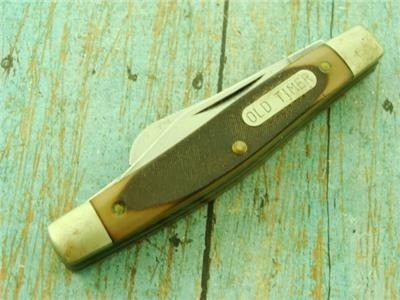 Canivete Vintage Schrade Eua 34ot Old Timer Dobrável Bolso 