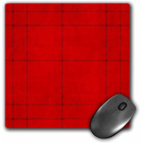 3drose Llc 8 x 8 x 0.25 inches Mouse Pad, Rojo Large Patt