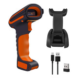 1d Industrial Bluetooth Wireless Barcode Scanner Con Base 2