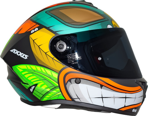 Casco Axxis Draken Amazonia B1 Negro Mate