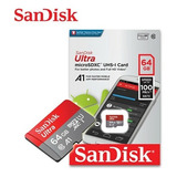 Memoria Micro Sd Sandisk Ultra 64gb Clase 10 Switch