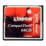 Compact Flash 64gb Kingston Ultimate 266x 45mb/s Profesional