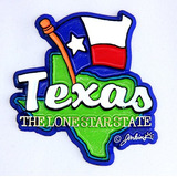 Mapa Del Estado De Texas-refrigerador De La Bandera De Colec